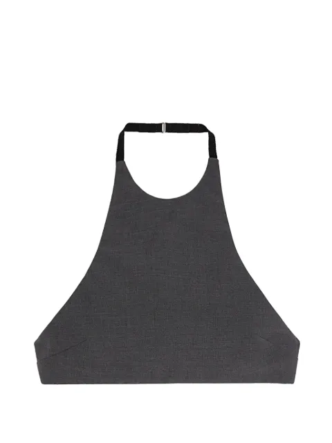 Jil Sander poplin halter top