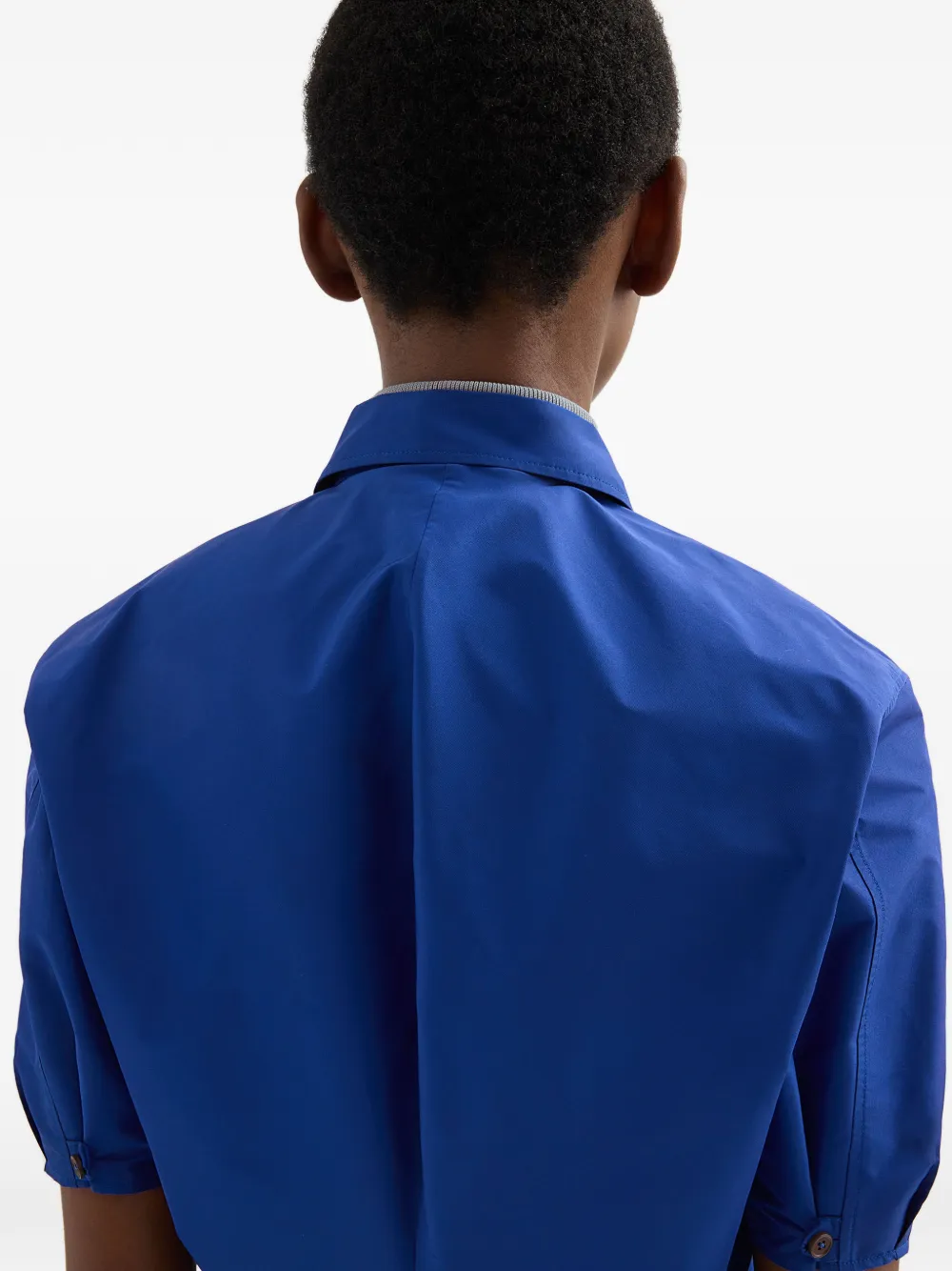 Jil Sander Cropped blouse Blauw