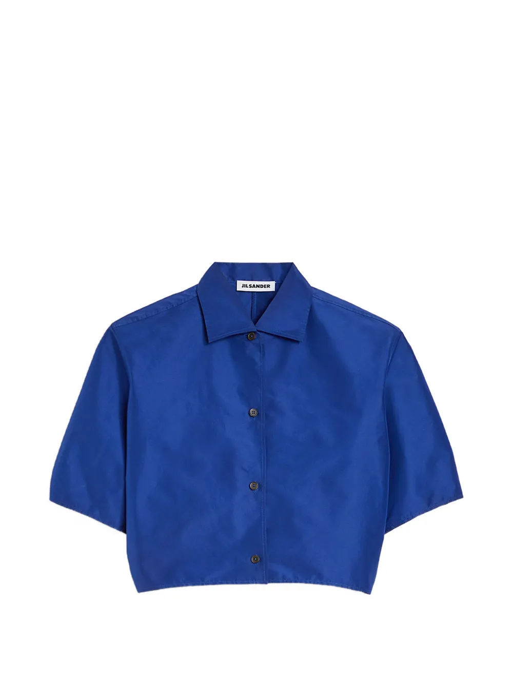 Jil Sander cropped shirt - Blau