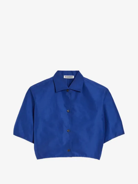 Jil Sander technical faille shirt
