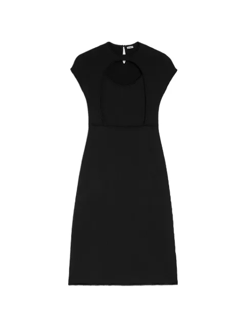 Jil Sander vestido estilo kimono con aberturas