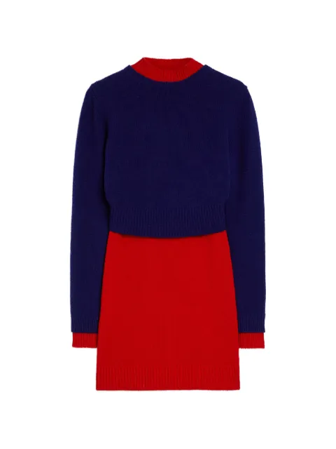 Jil Sander wool mini dress