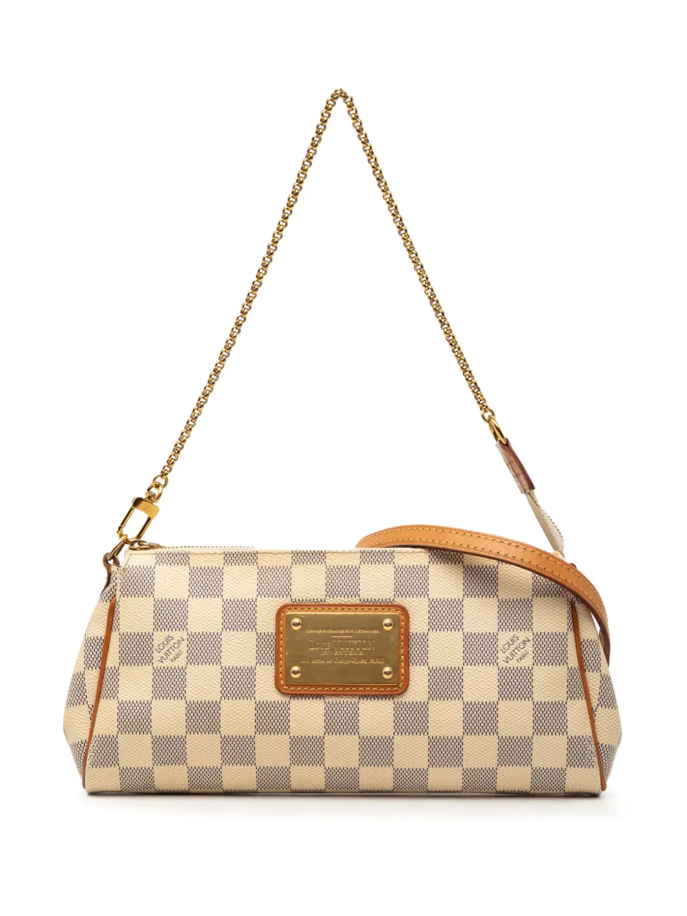 Louis Vuitton Pre-Owned 2015 Damier Azur Eva satchel - Bianco