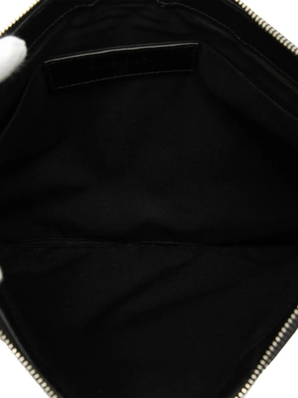 2017 M Canvas Navy Clip Clutch Bag