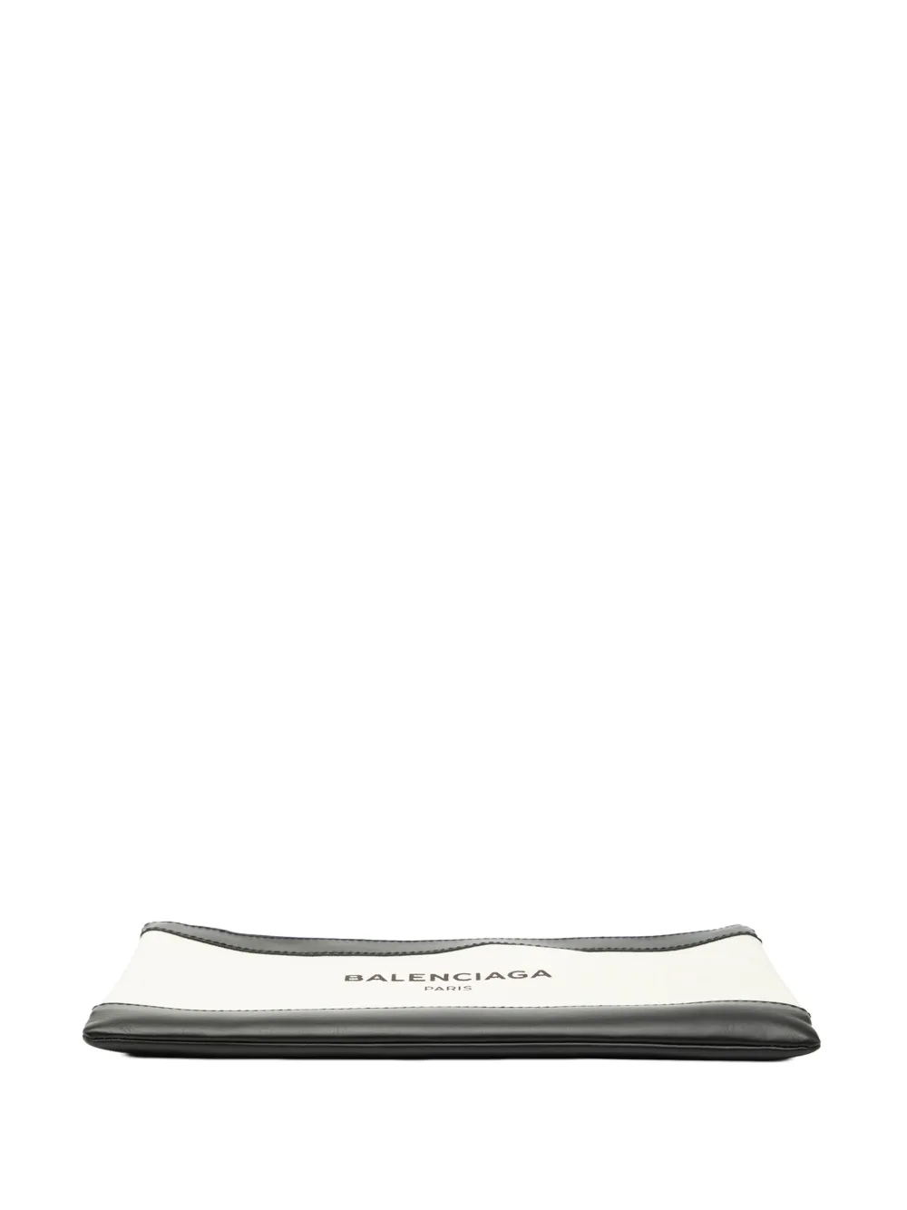 2017 M Canvas Navy Clip Clutch Bag