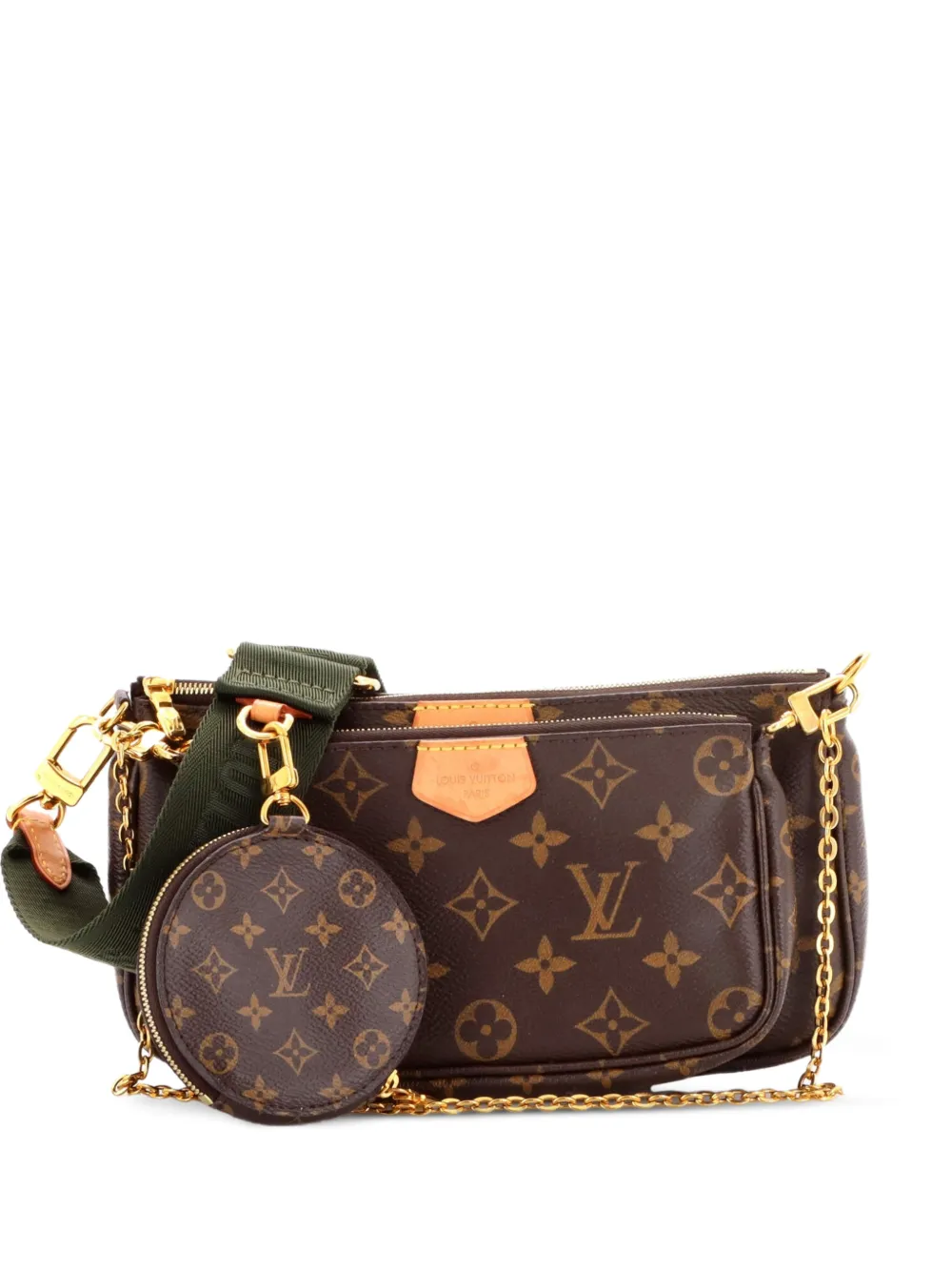Louis Vuitton Pre-Owned Multi Pochette Accessoires Monogram Canvas crossbody bag - Marrone