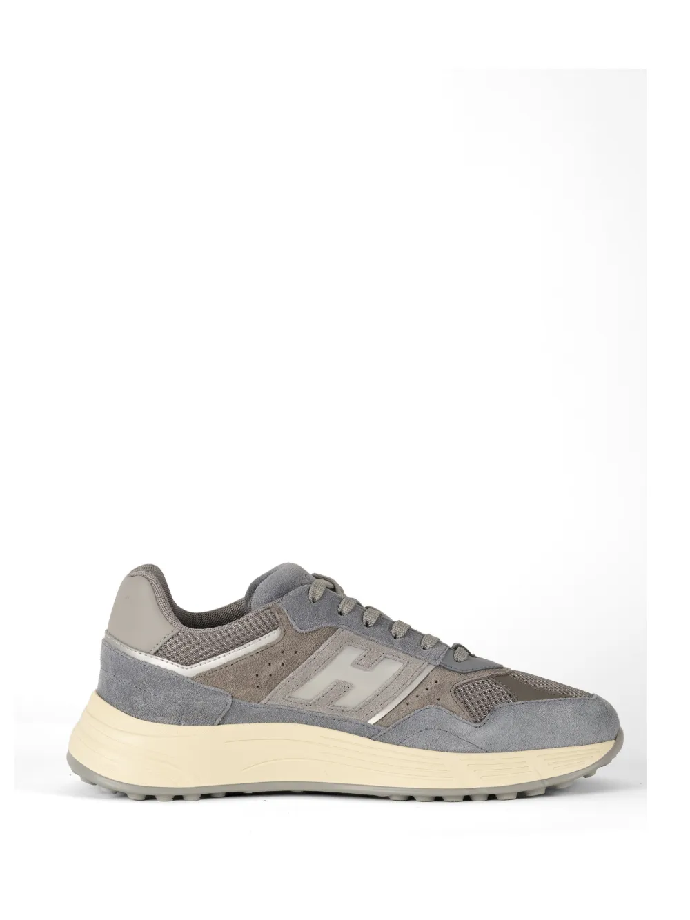 Hogan h applique sneakers - Grigio