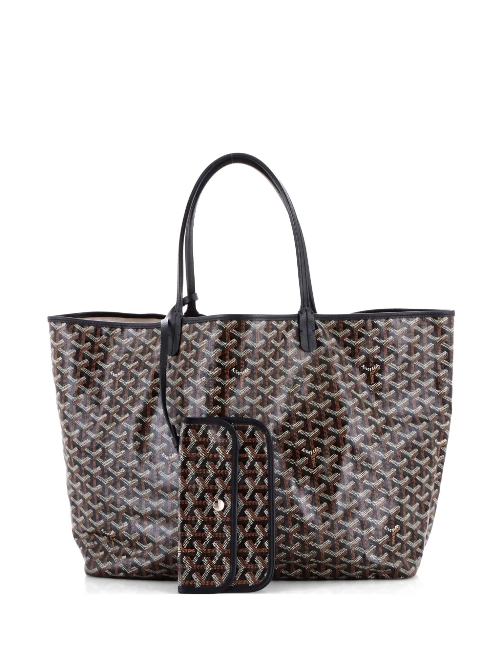 Goyard Pre-Owned Saint Louis Coated Canvas GM tote bag - Nero