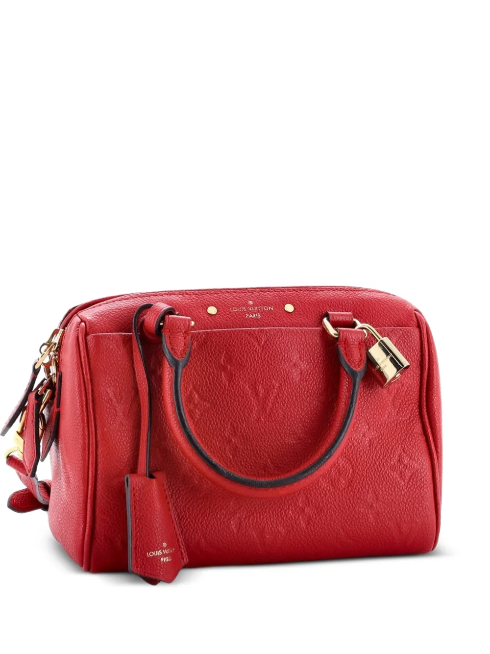 Louis Vuitton Pre-Owned Speedy Bandouliere NM Bag Monogram Empreinte Leather 20 satchel - Rot