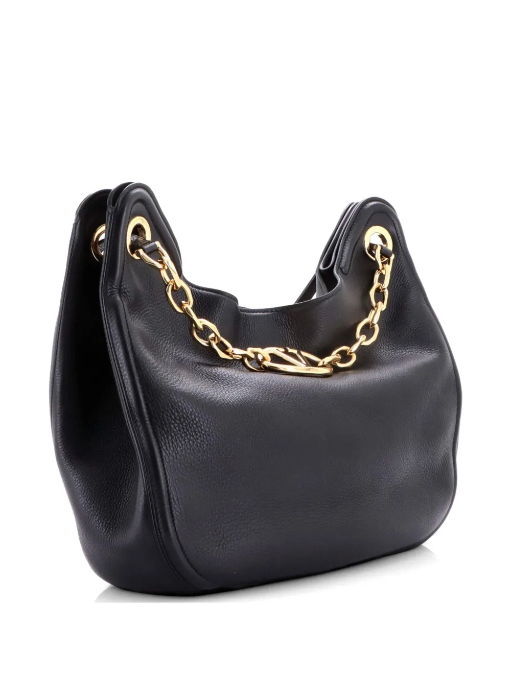 Vlogo Moon Leather Medium Tote Bag