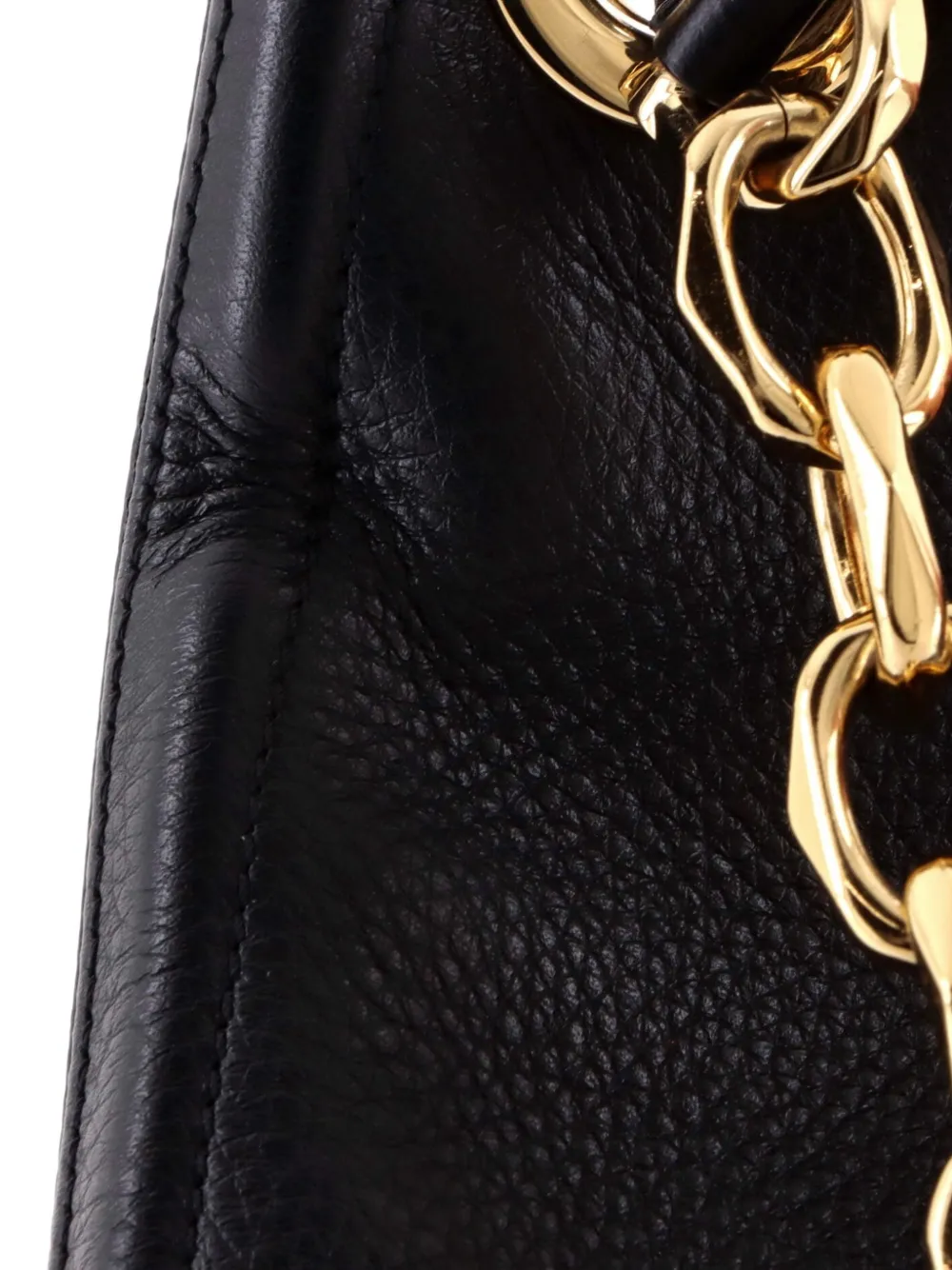 Vlogo Moon Leather Medium Tote Bag