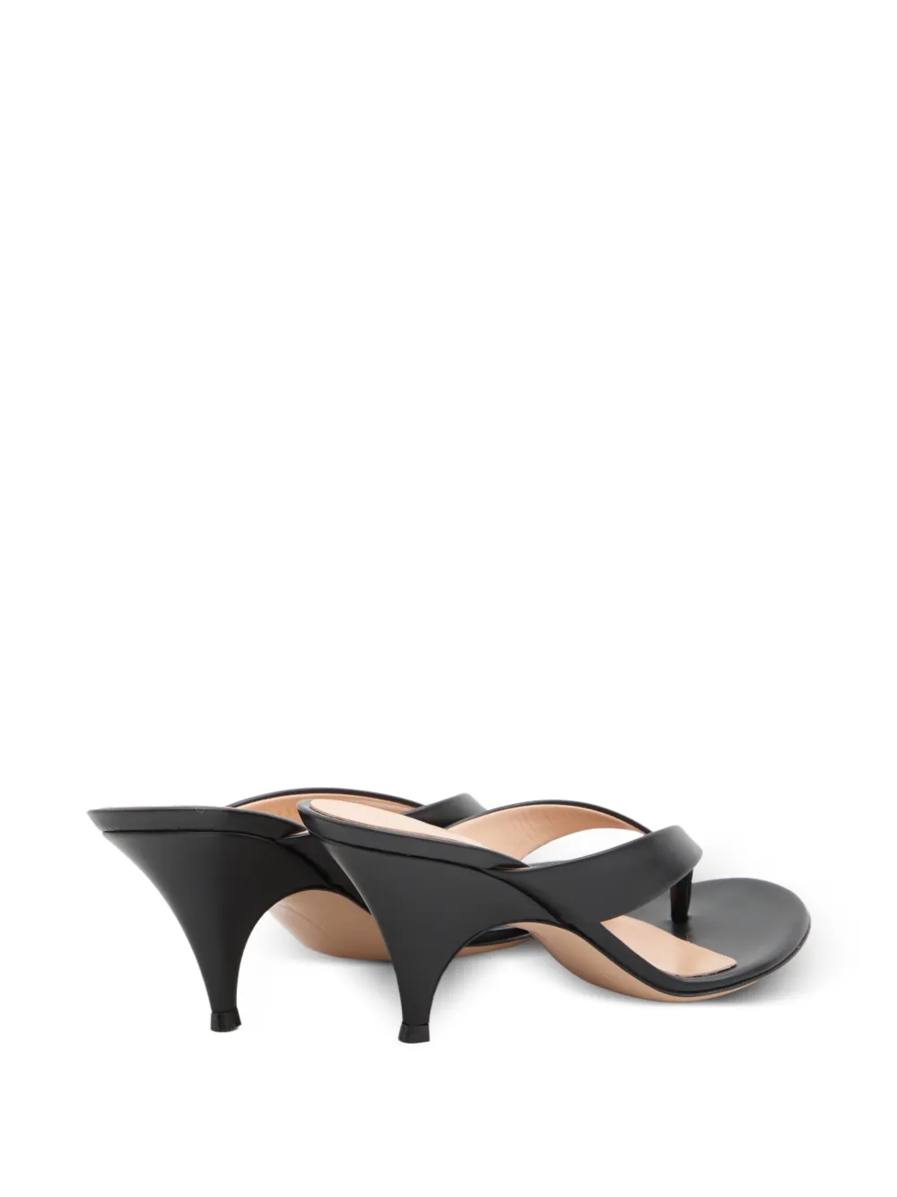 Gianvito Rossi Sofia thong sandals Zwart