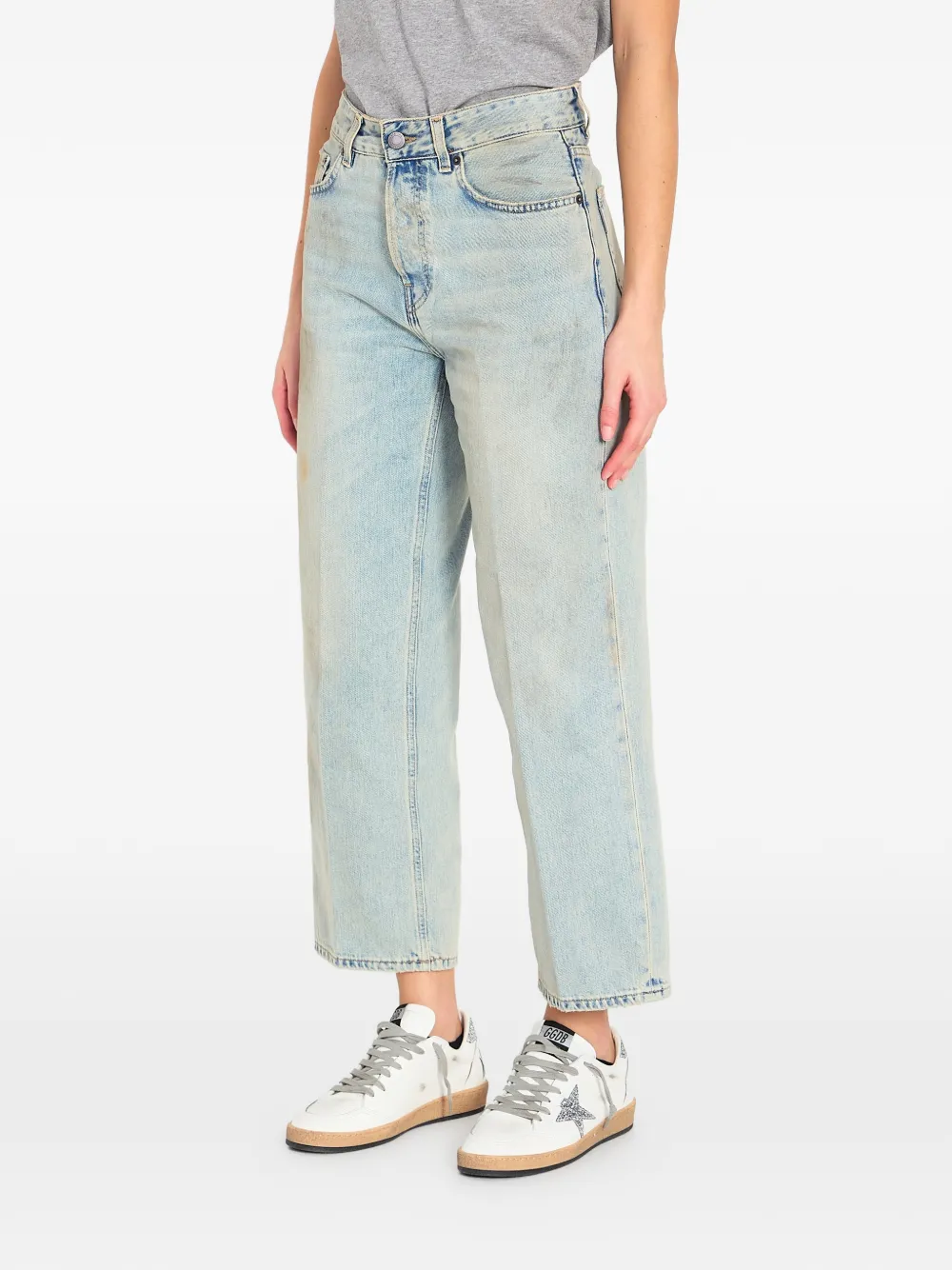  Haikure Betty Soft Stained Sky Stained Denim Jeans - White 