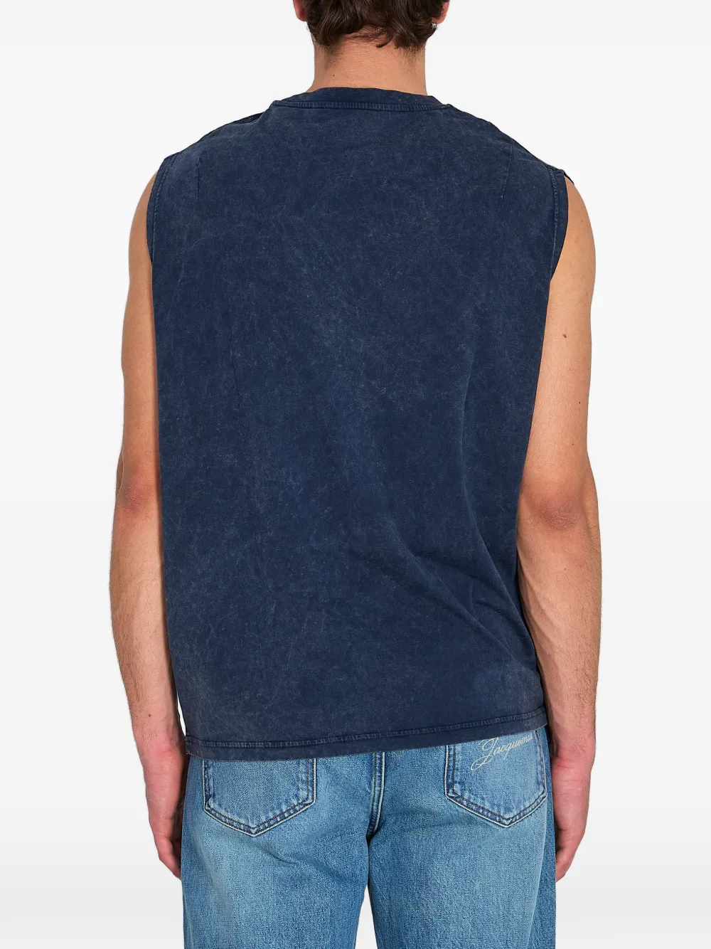 Off-White Tanktop met print Blauw