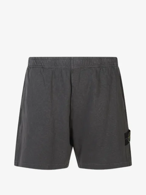 Stone Island 6200014 malfilé fleece 'old' effect shorts