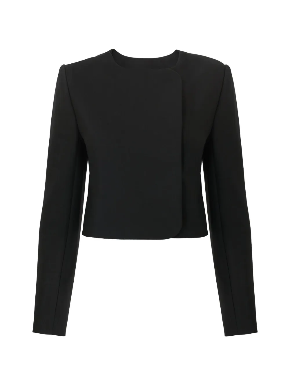 Carolina Herrera double-breasted cropped jacket - Nero