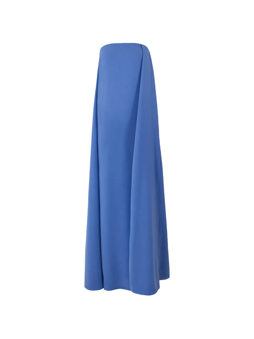 Carolina Herrera strapless draped gown - Blau