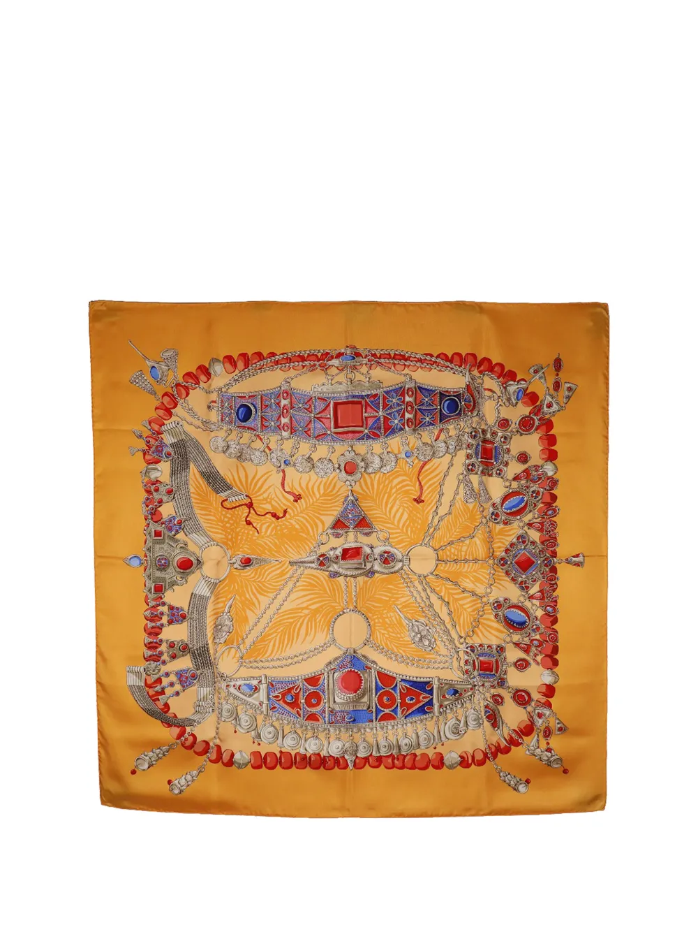 Hermès Pre-Owned 1999-2007 Terres Precieuses Silk Scarf 90 scarves - Multicolore