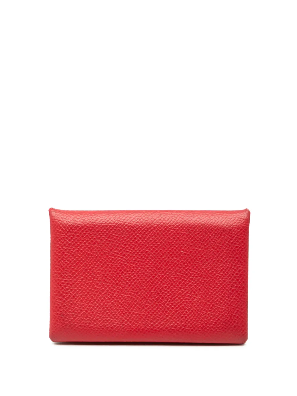 Hermès Pre-Owned Portacarte Calvi in pelle Epsom 2016 - Rosso
