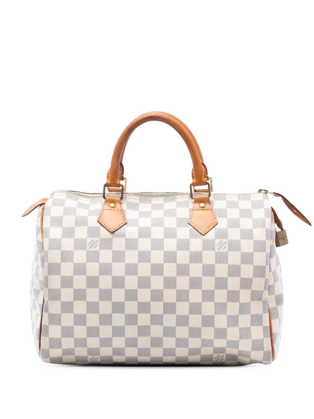 Louis Vuitton Pre-Owned 2010 Damier Azur Speedy 30 boston bag - Bianco
