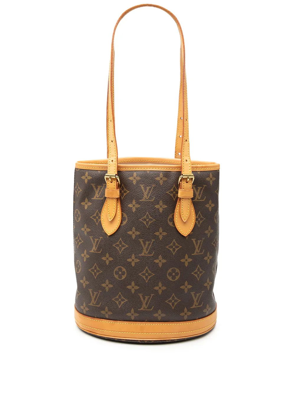 Louis Vuitton Pre-Owned Borsa a secchiello Petit con monogramma 2006 - Marrone