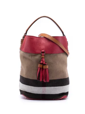 Burberry Pre-Owned アシュビー ハウスチェックキャンバス ミディアム 