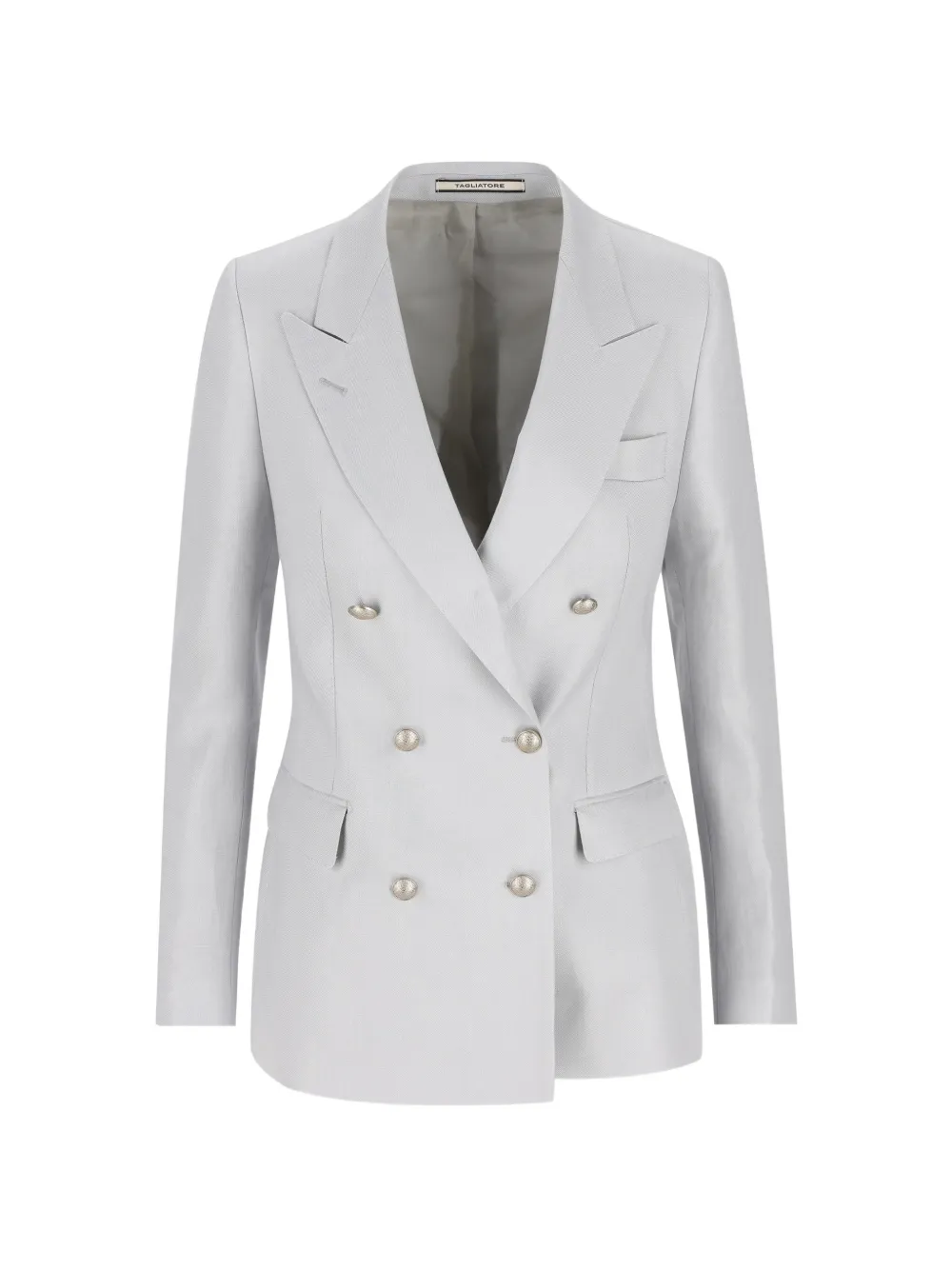 Tagliatore buttoned flap-pocket blazer - Grigio