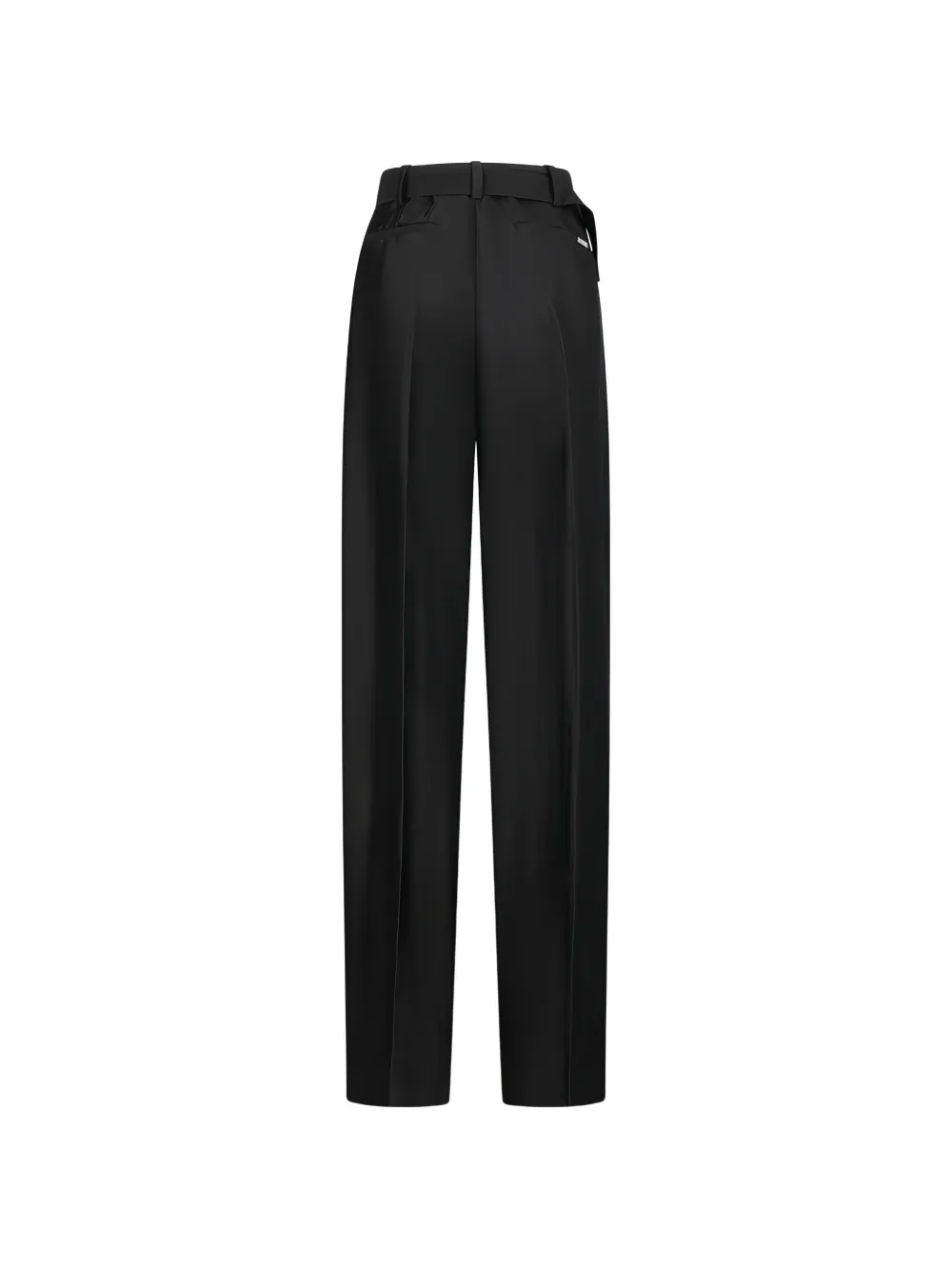 Blumarine Broek met ceintuur Zwart