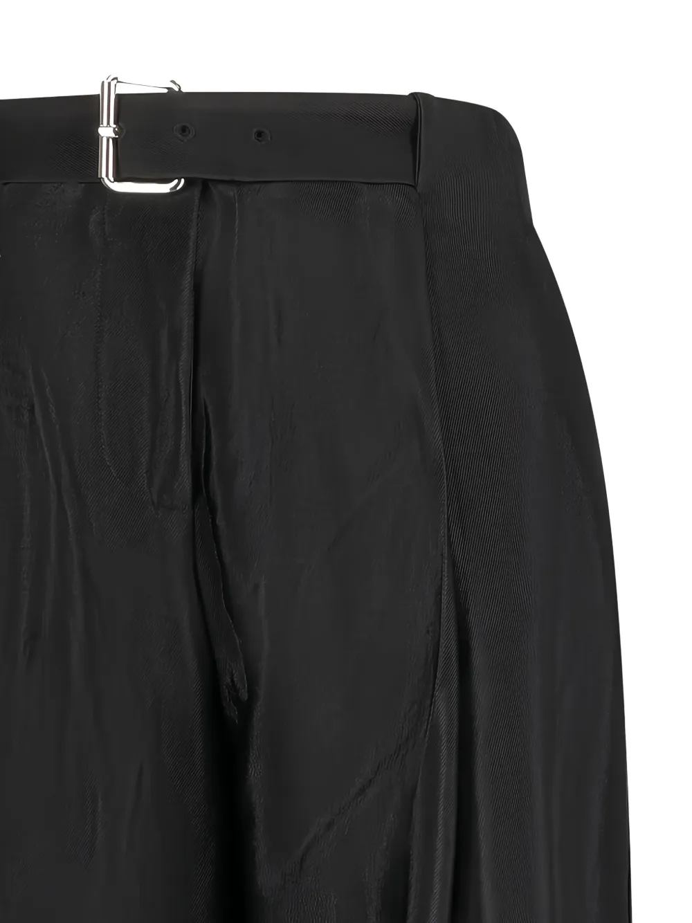 Blumarine Broek met ceintuur Zwart