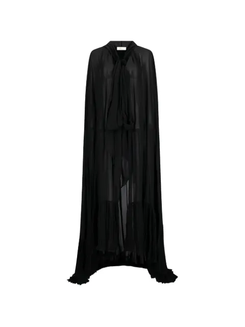 Blumarine abrigo estilo capa con detalle de moño