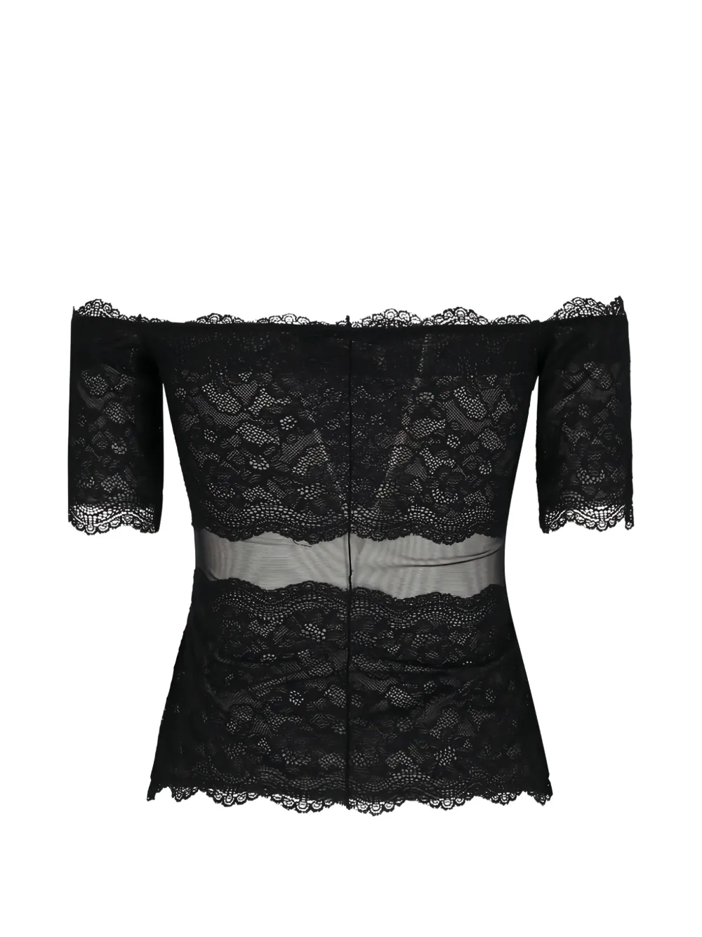 Blumarine レースブラウス | ブラック | FARFETCH JP