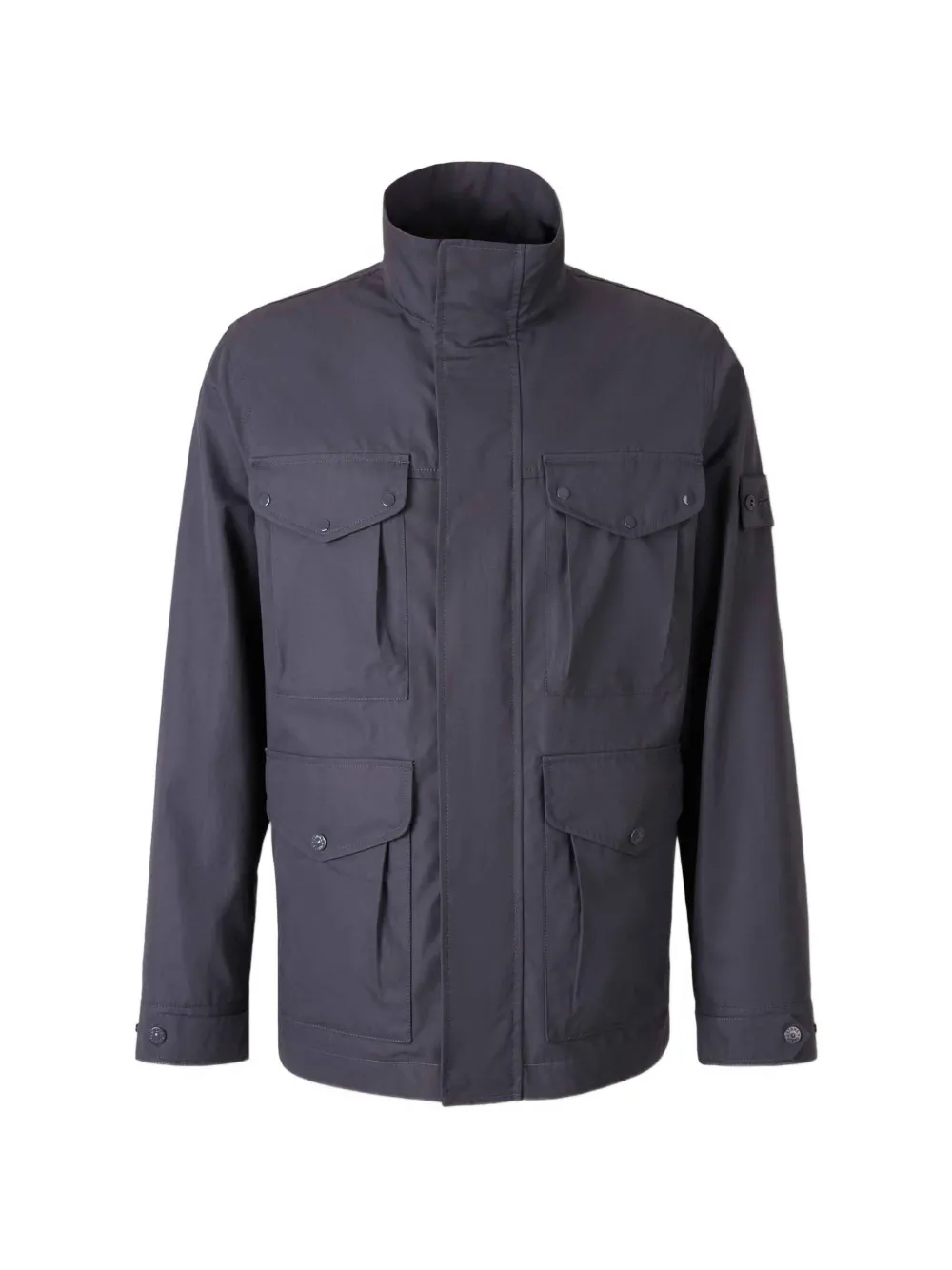 Stone Island buttoned flap-pocket jacket - Blau