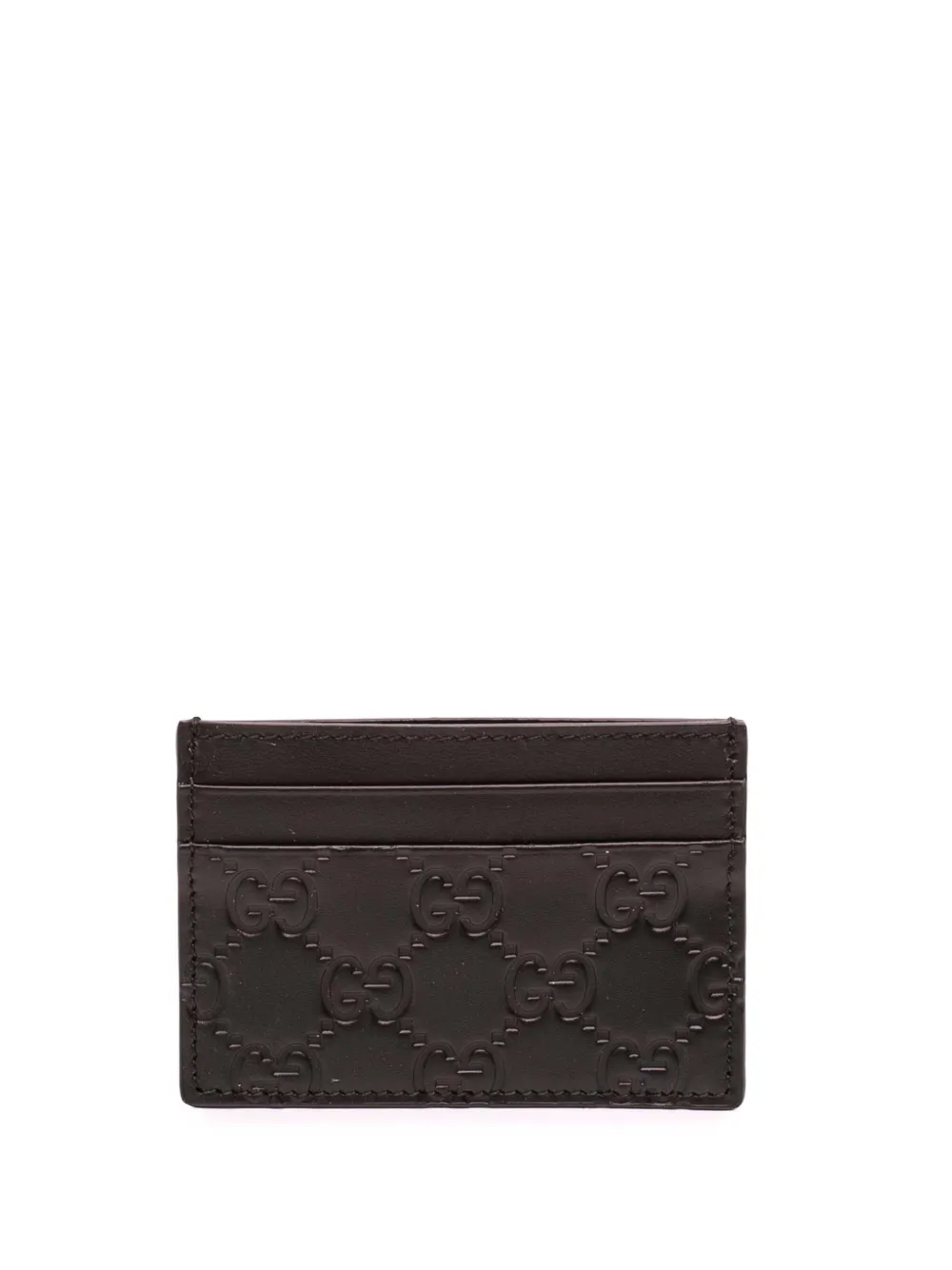 Gucci Pre-Owned 2000-2015 Guccissima card holder - Nero