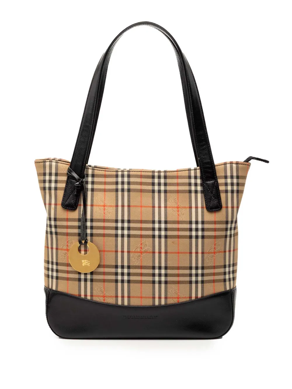 Burberry Pre-Owned 2000-2017 Haymarket Check Canvas tote bag - Marrone