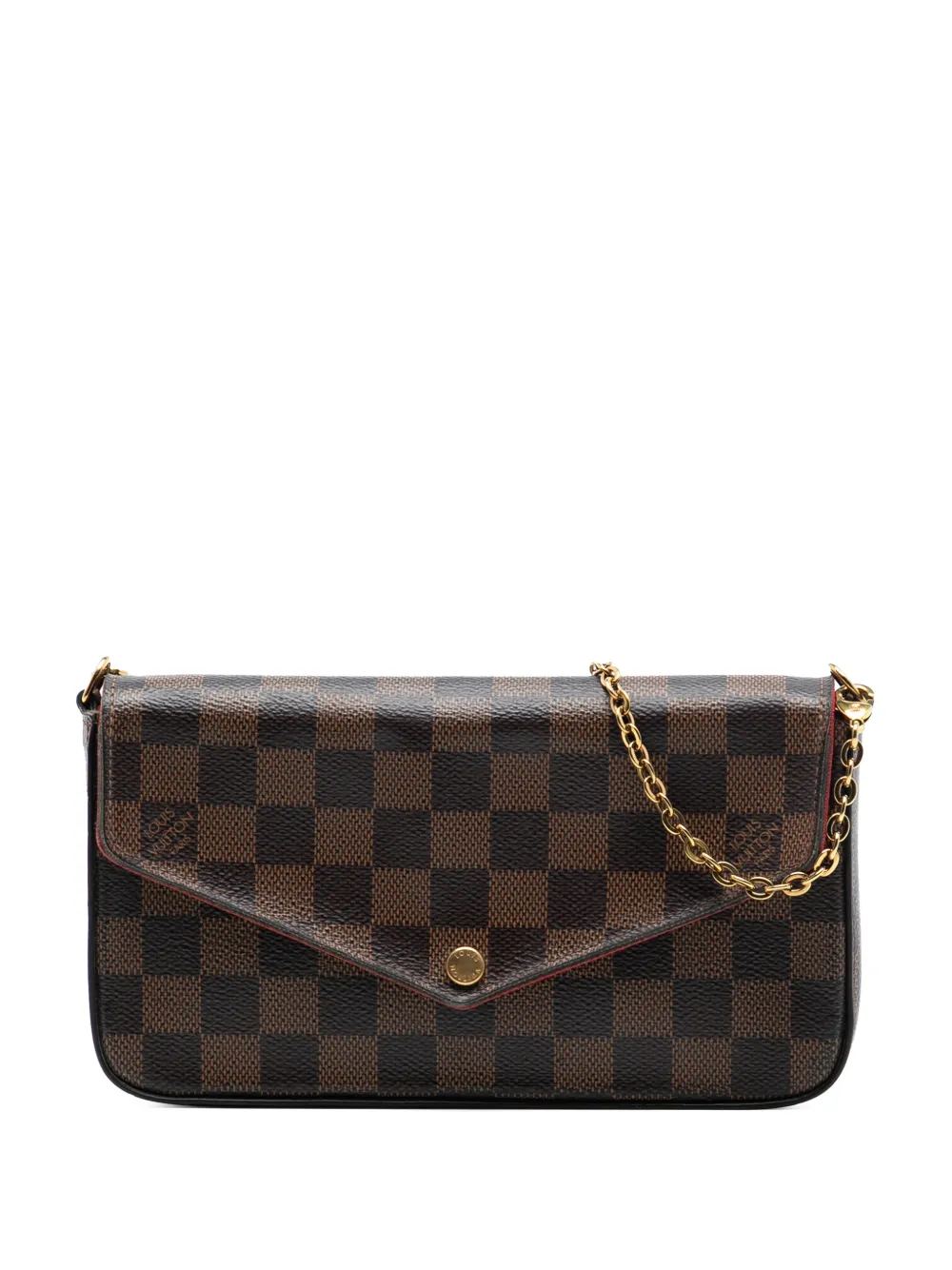 Louis Vuitton Pre-Owned 2018 Damier Ebene Pochette Felicie crossbody bag - Marrone