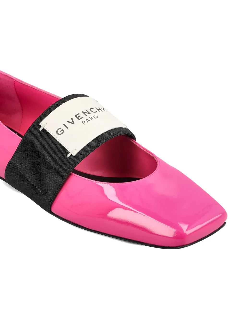 Givenchy Sliced strap-detail ballet flats Roze