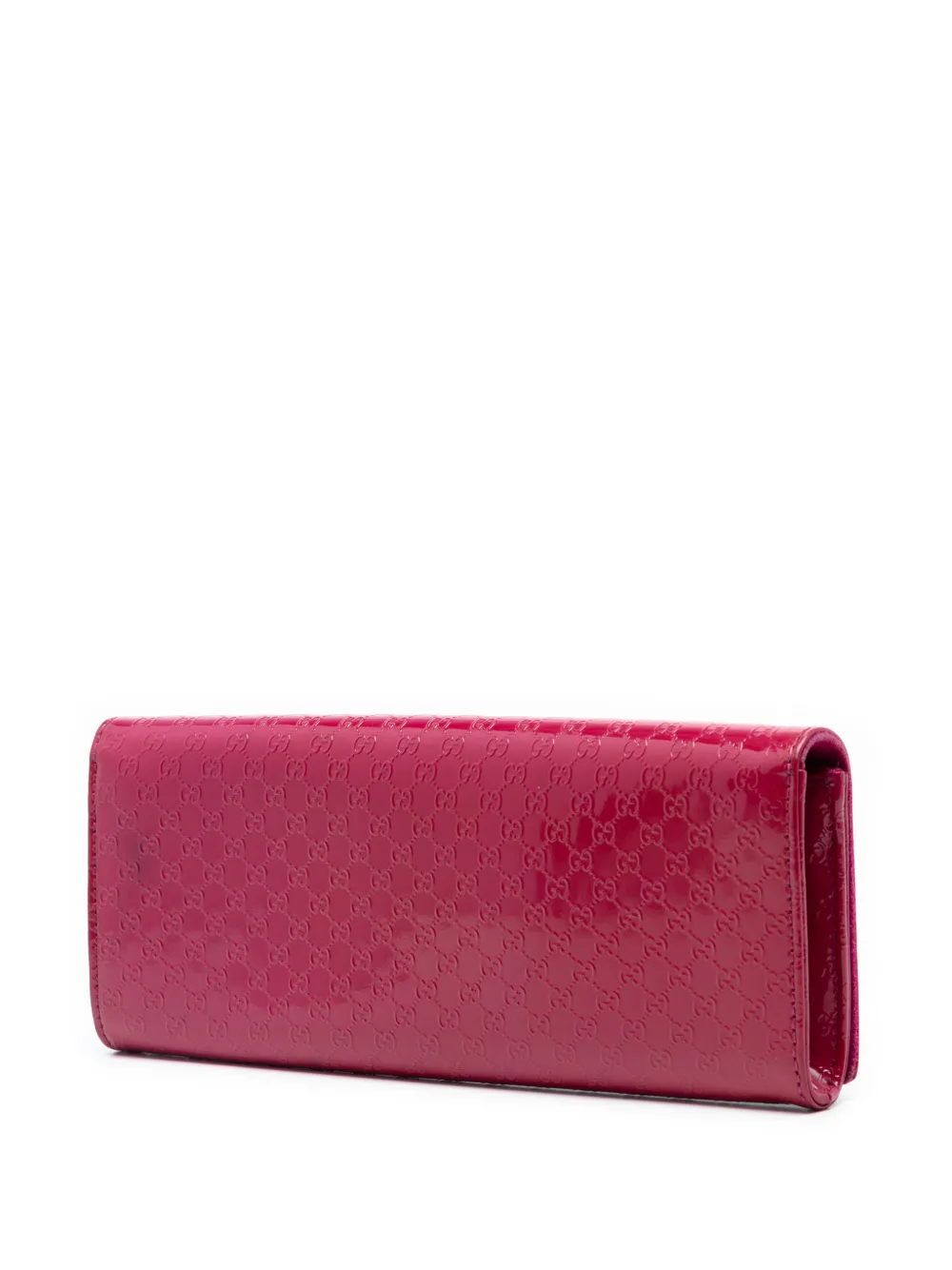2016-2025 Microguccissima Patent Broadway Clutch Bag