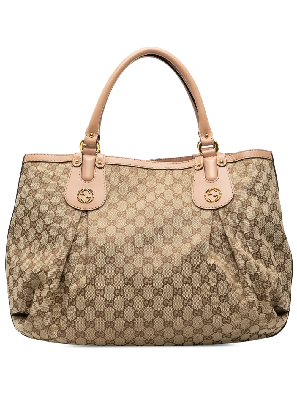 Gucci Pre-Owned 2000-2015 Large GG Canvas Scarlett tote bag - Marrone