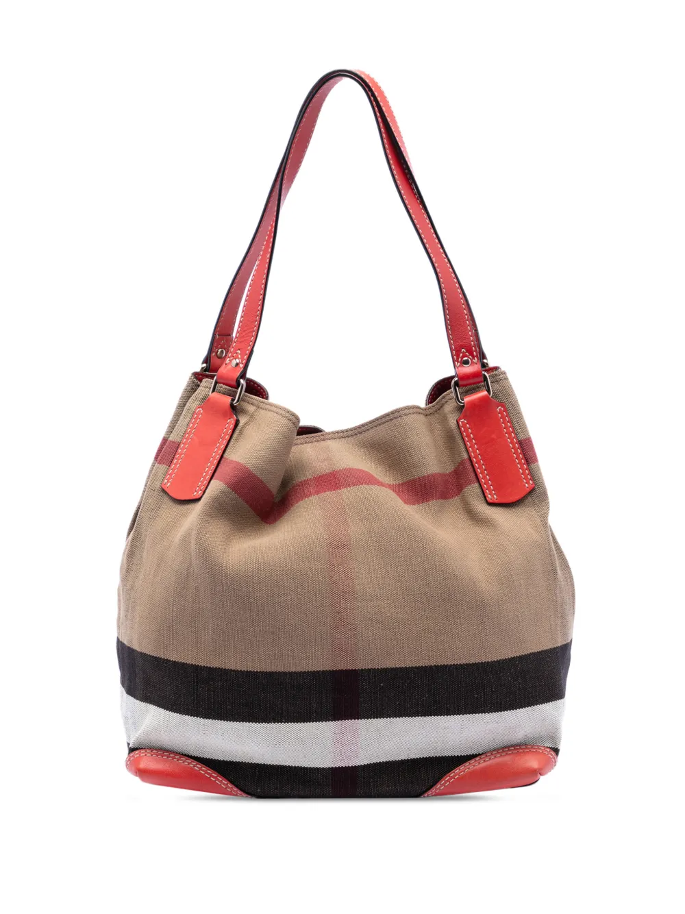 Burberry Pre-Owned 2000-2017 Mega Check Canvas Maidstone tote bag - Marrone