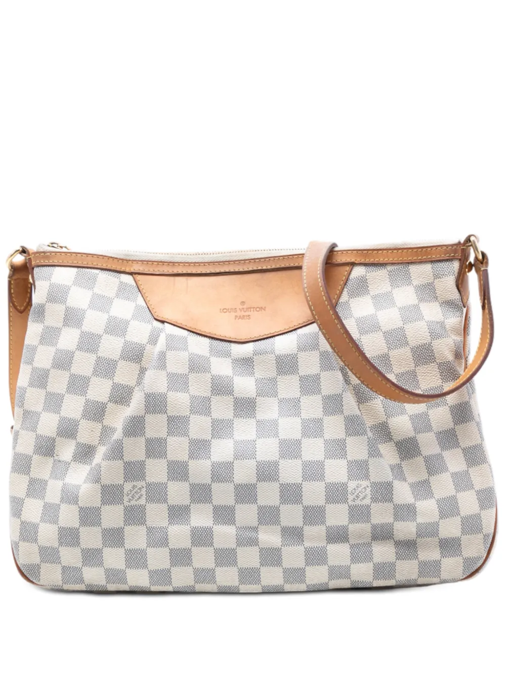 Louis Vuitton Pre-Owned 2011 Damier Azur Siracusa MM crossbody bag - Bianco