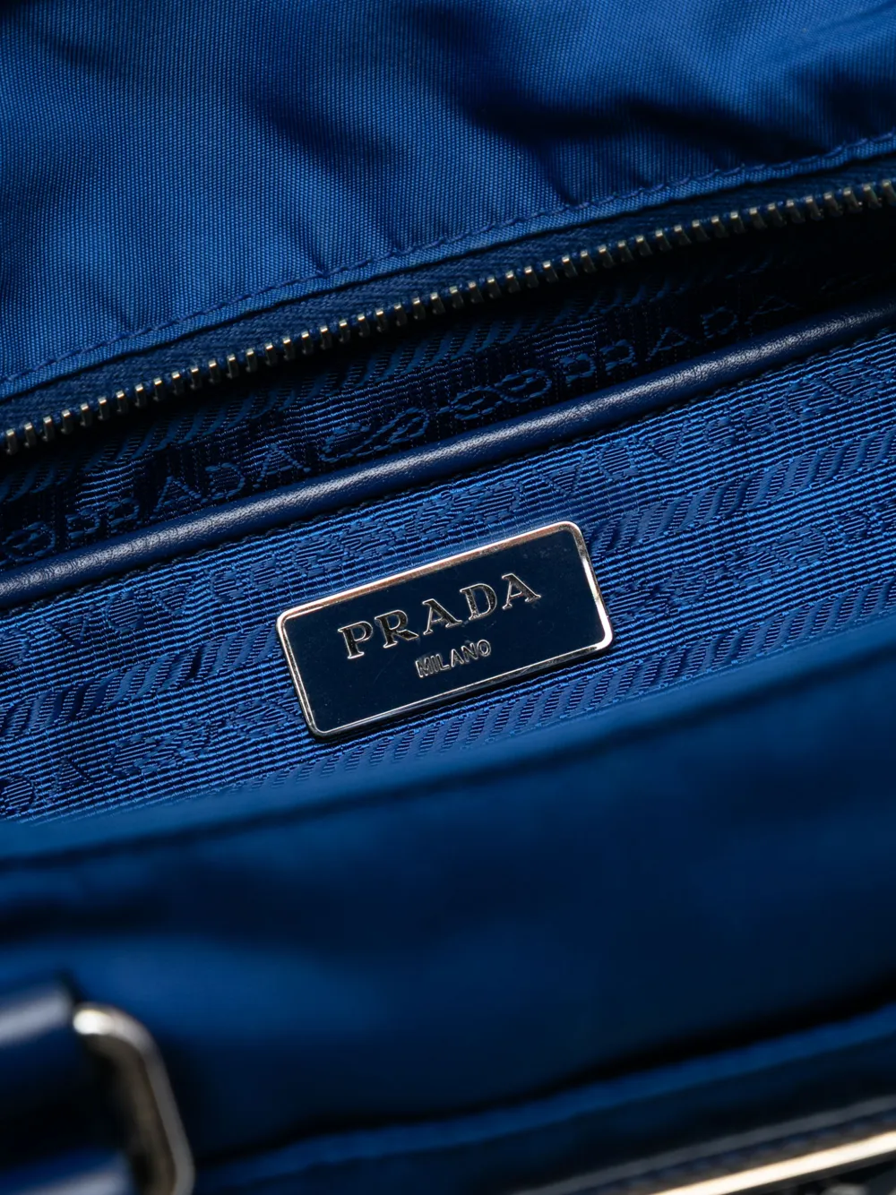2013-2025 Vitello Trimmed Tessuto Satchel