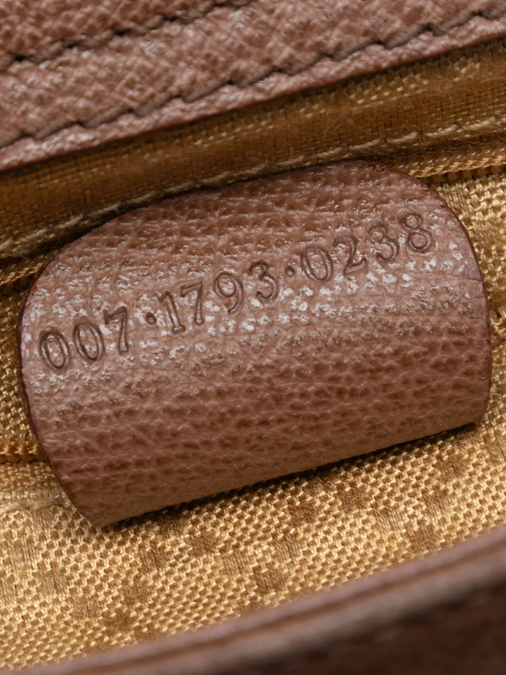 20th Century Mini Suede Bamboo Satchel