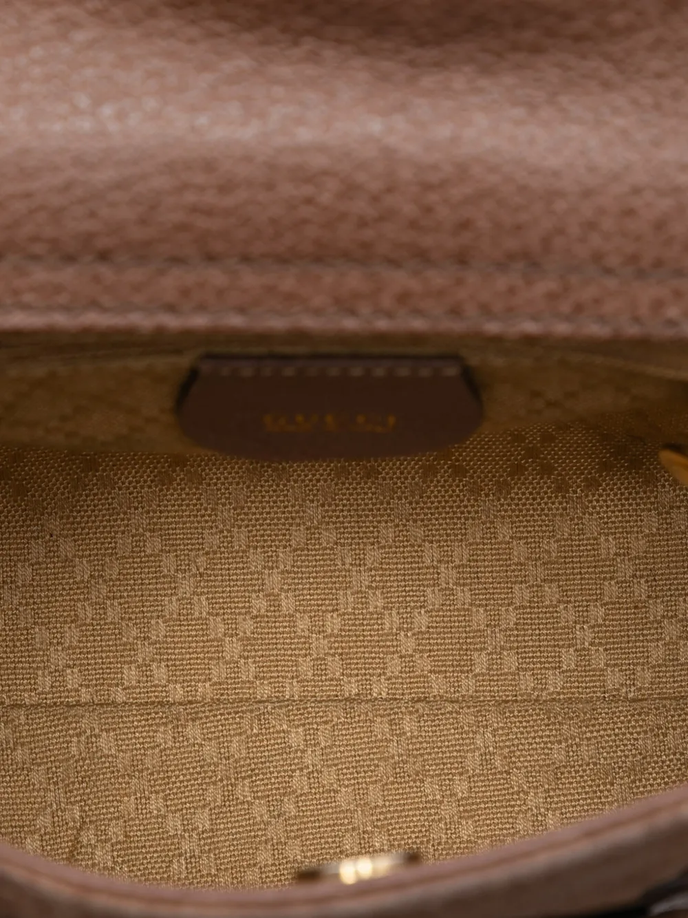 20th Century Mini Suede Bamboo Satchel