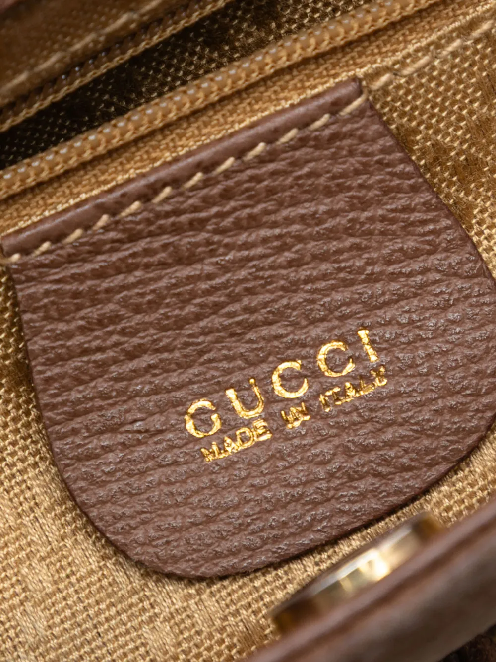 20th Century Mini Suede Bamboo Satchel