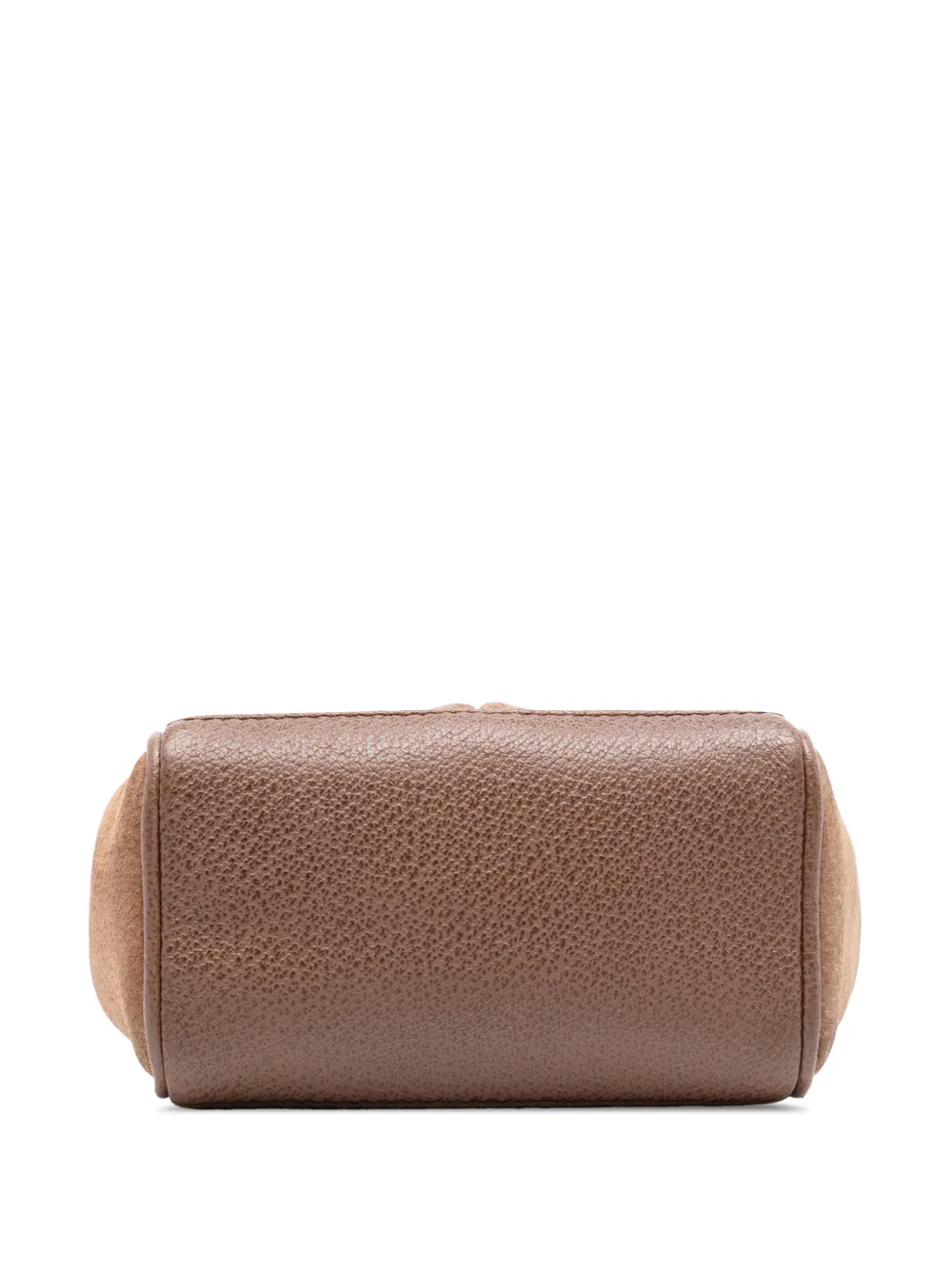 20th Century Mini Suede Bamboo Satchel