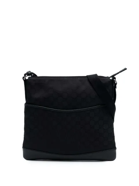 Gucci Pre-Owned 2016-2026 GG Canvas Flat Messenger Bag crossbody bag