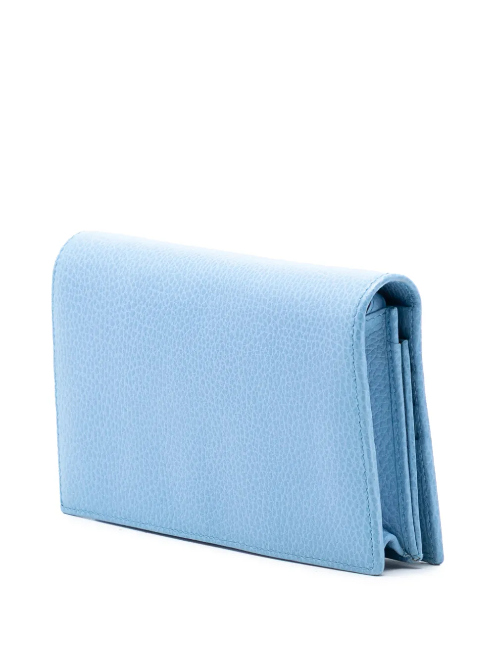 2000-2015 Dollar Calfskin Swing Wallet On Strap Crossbody Bag