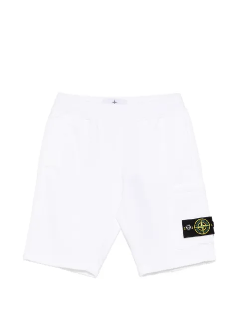 Stone Island Junior white shorts