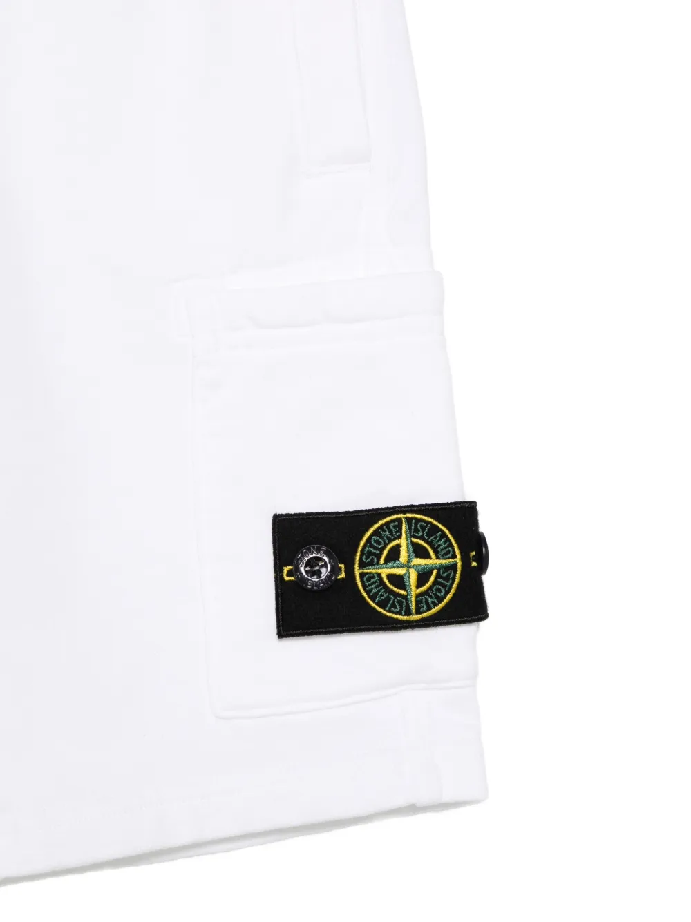  Stone Island Junior White Shorts 