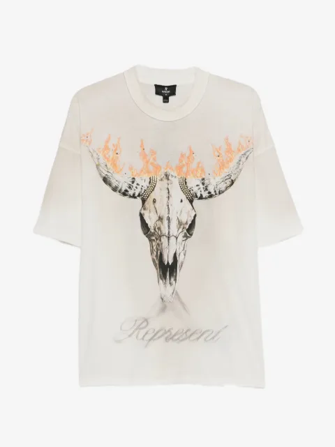 Represent playera con motivo Skull